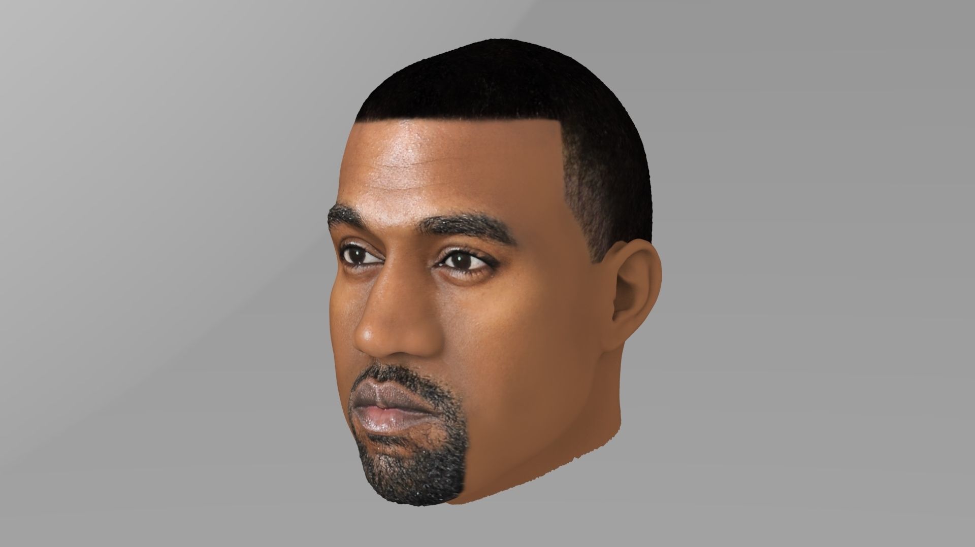 Kanye West 3D model_2
