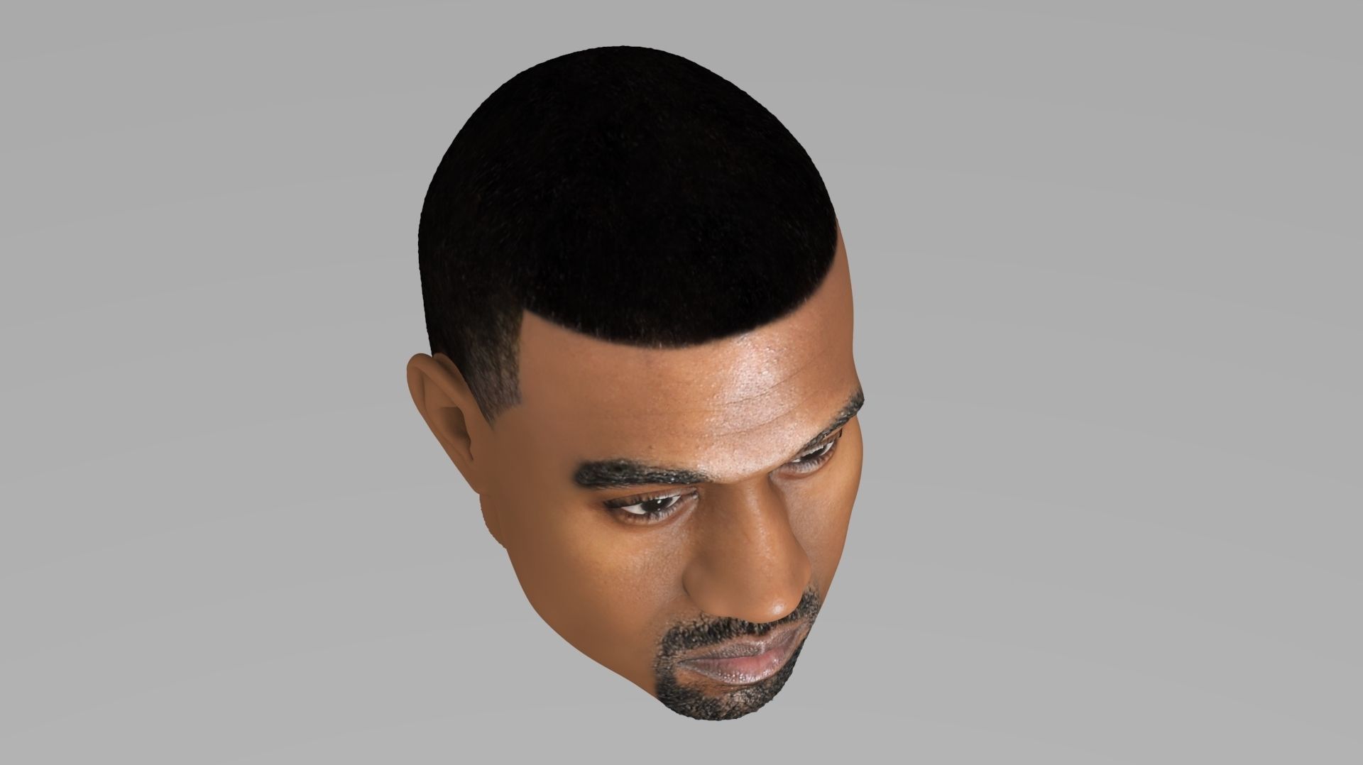 Kanye West 3D model_13