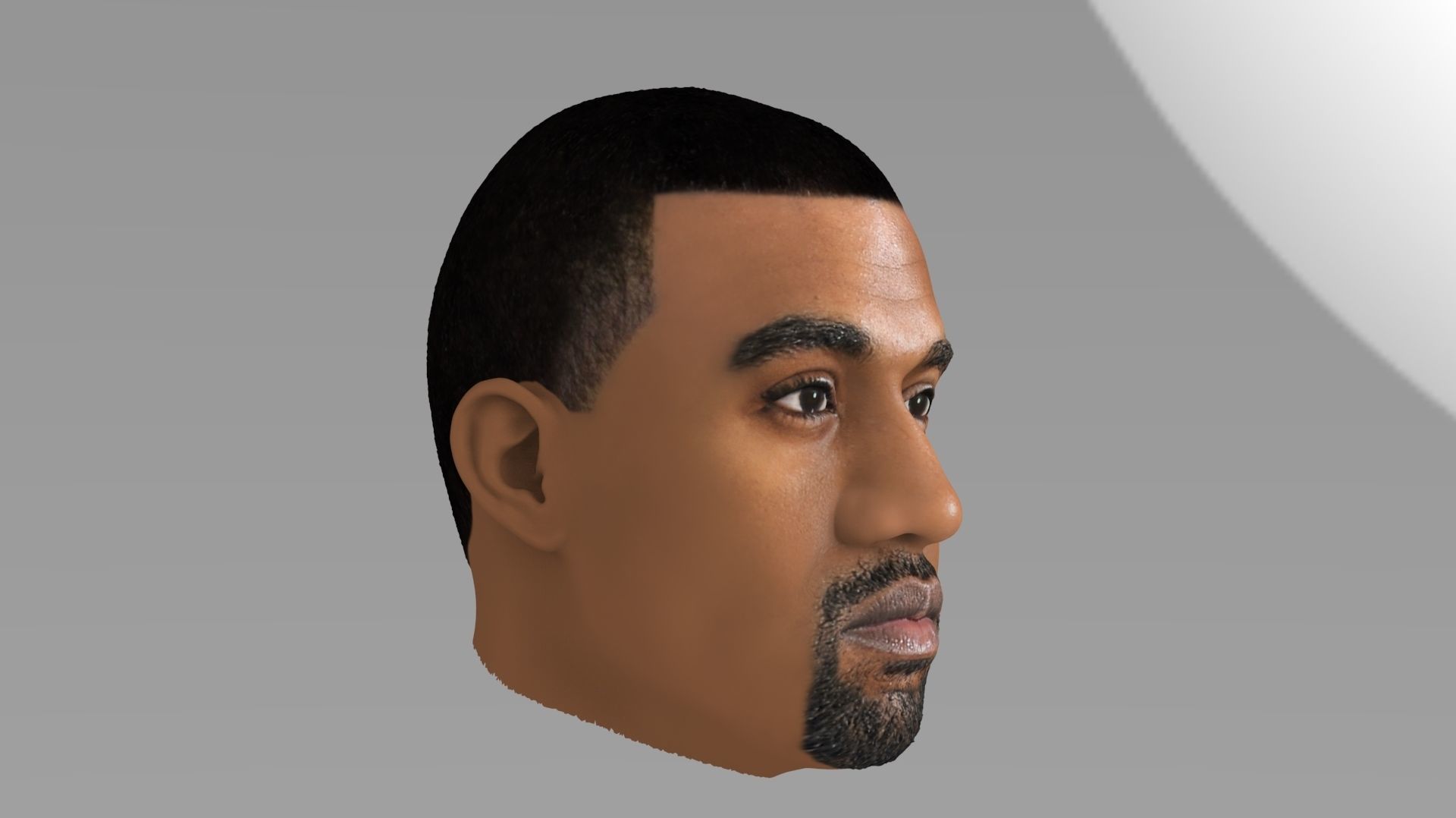 Kanye West 3D model_11