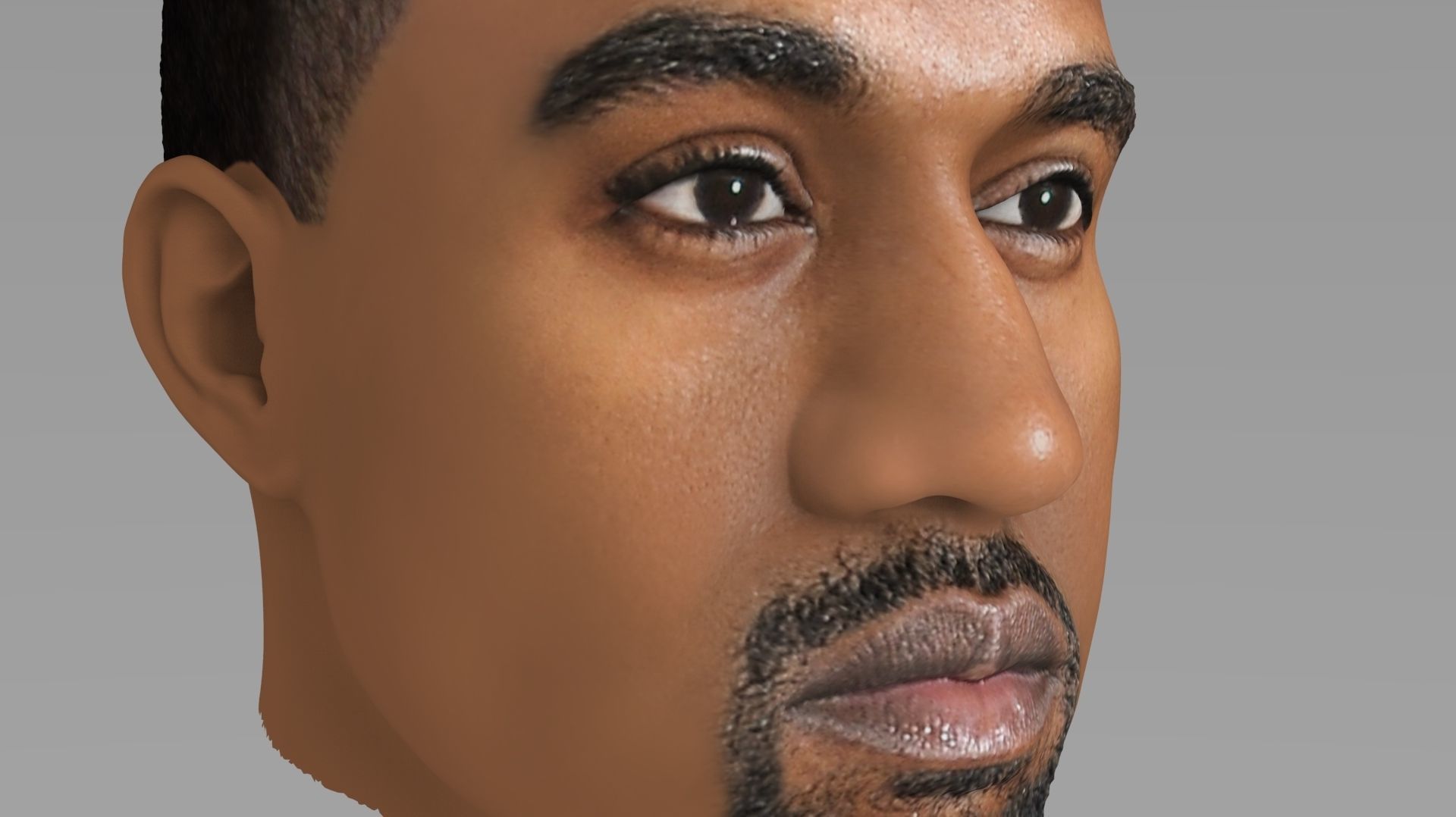 Kanye West 3D model_14