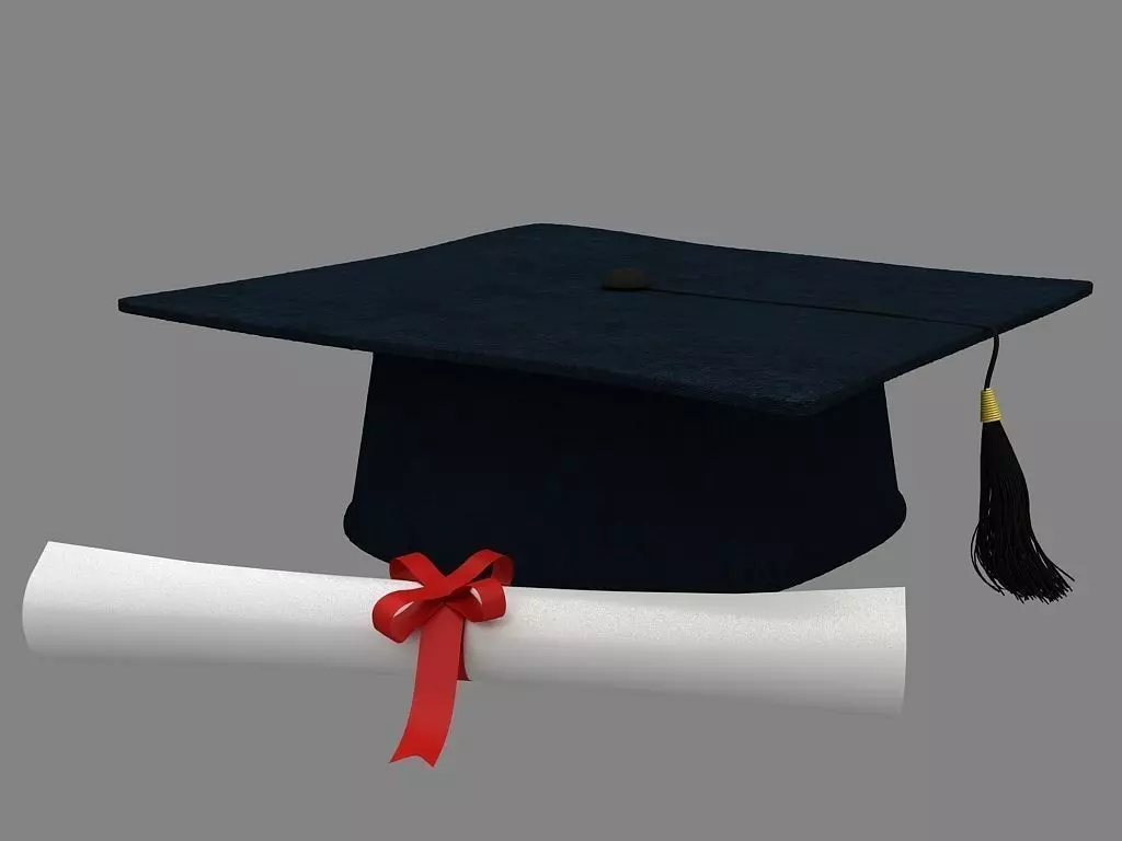 Graduation Cap 3D model