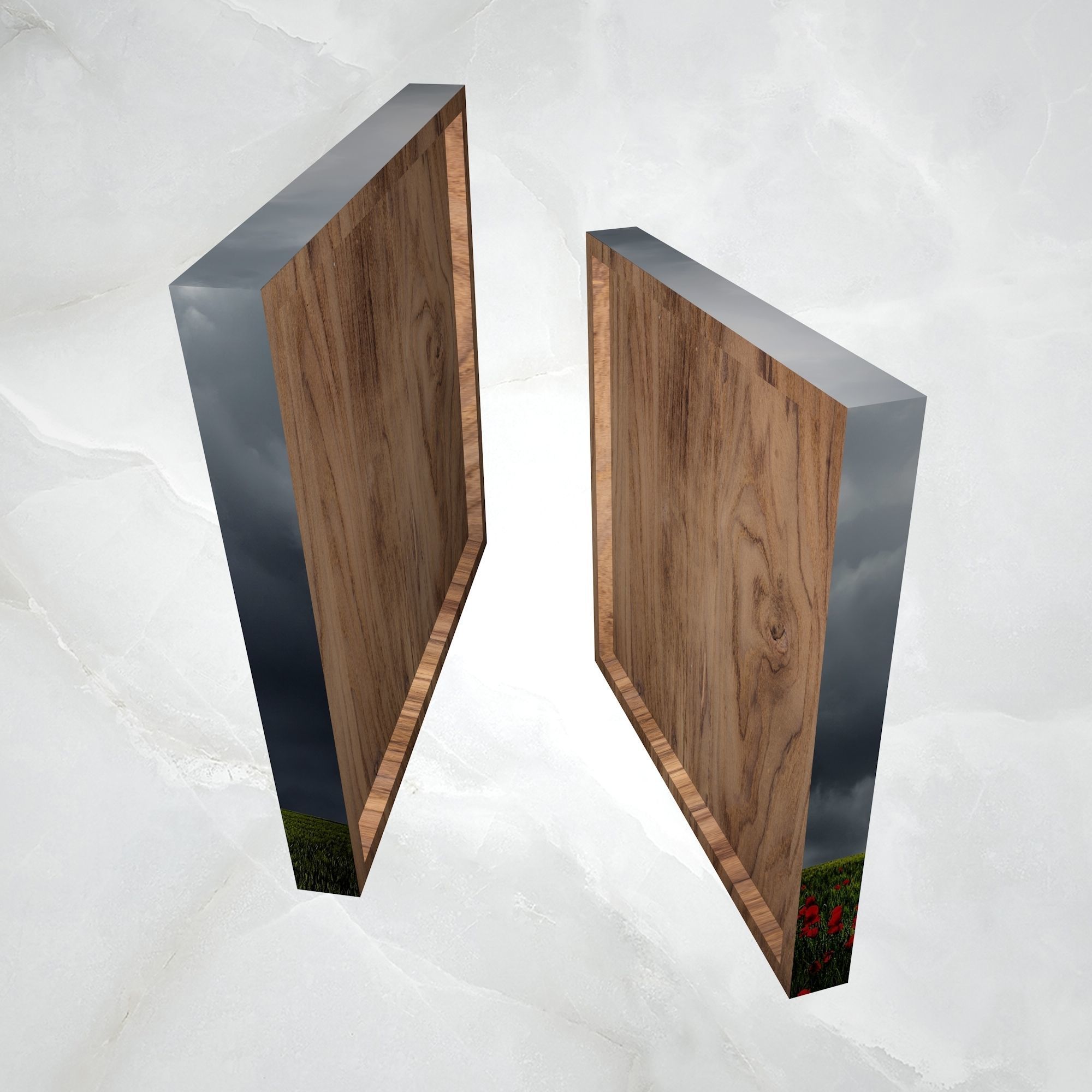 Canvas Art Fantasy Shoe House Low-poly 3D model_3