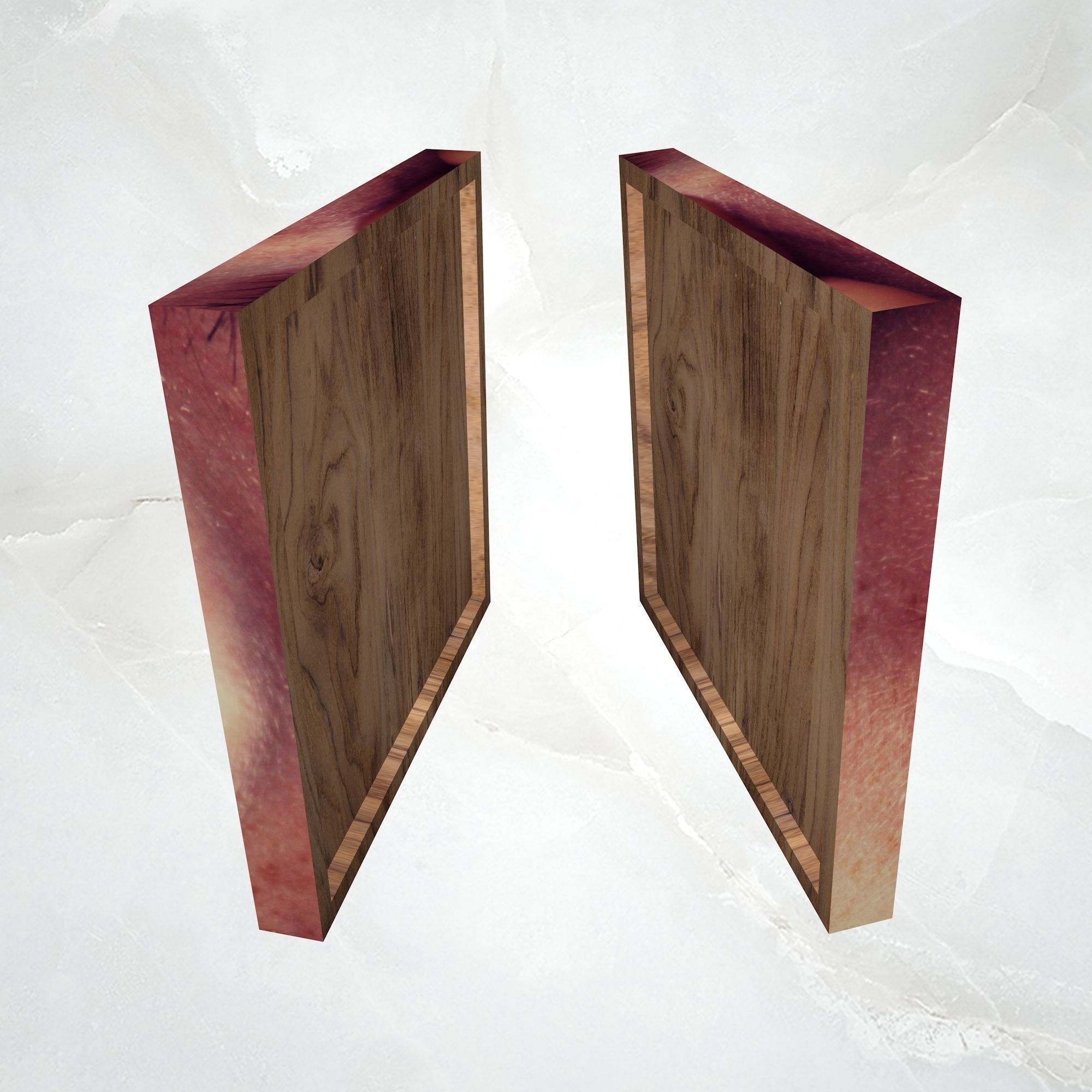 Canvas Art Horror Eye Low-poly 3D model_3