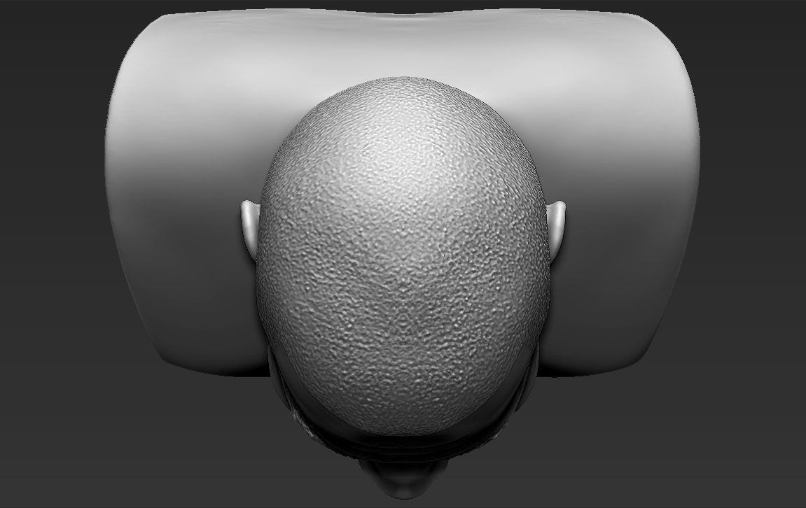 Kanye West bust 3D printing ready stl obj formats 3D print model_21