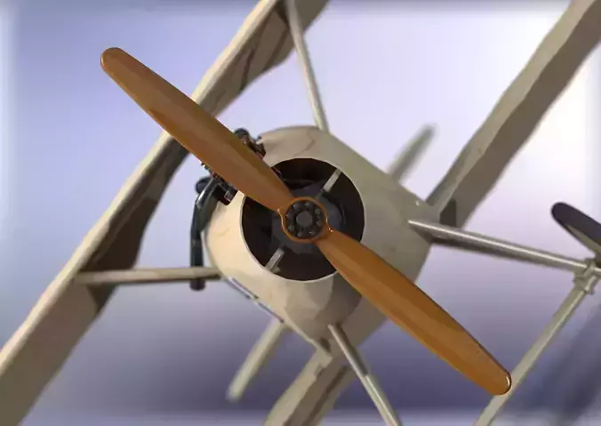 Propeller on wall Free 3D model