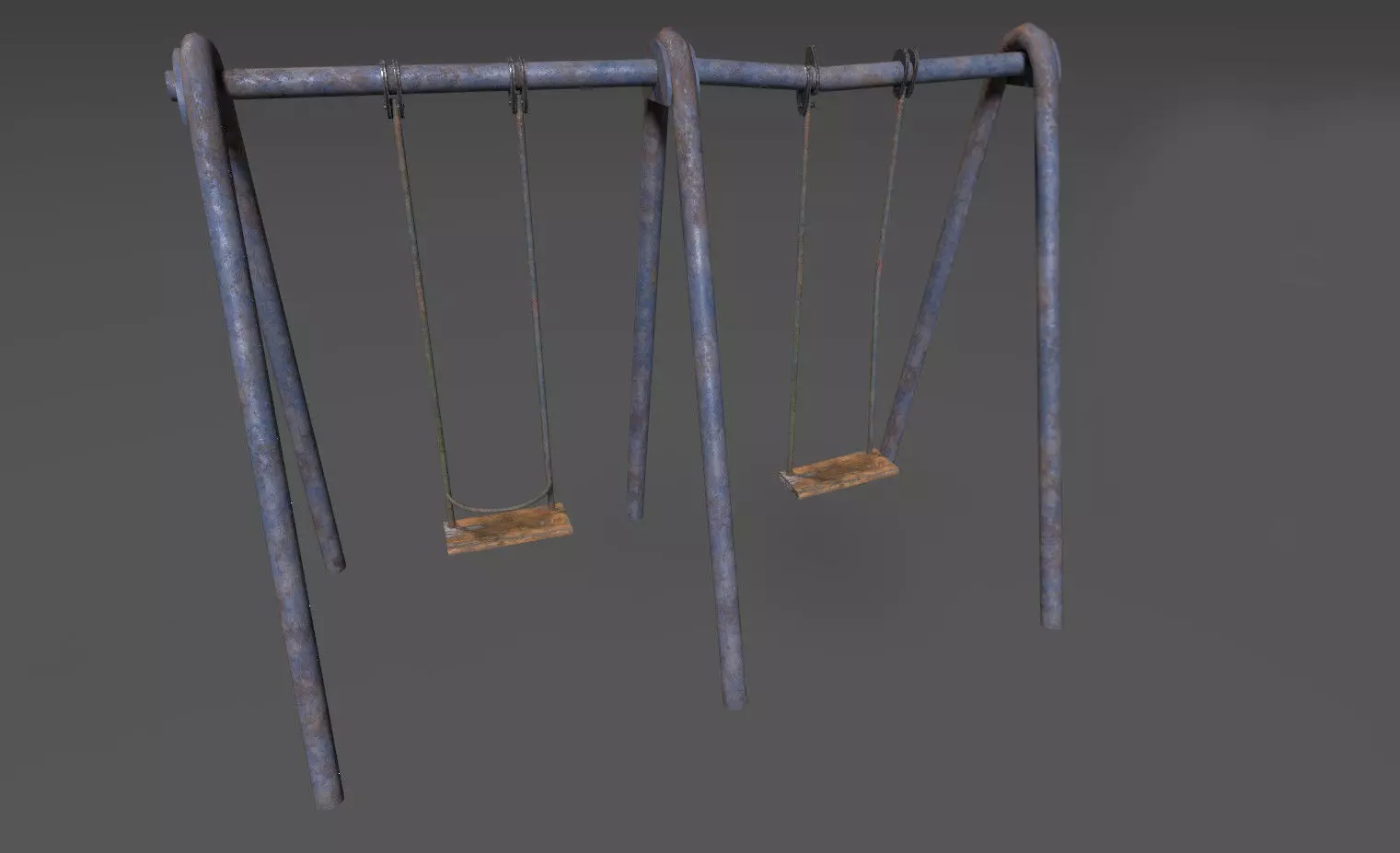 Soviet Oldschool Swing Low-poly 3D model_0