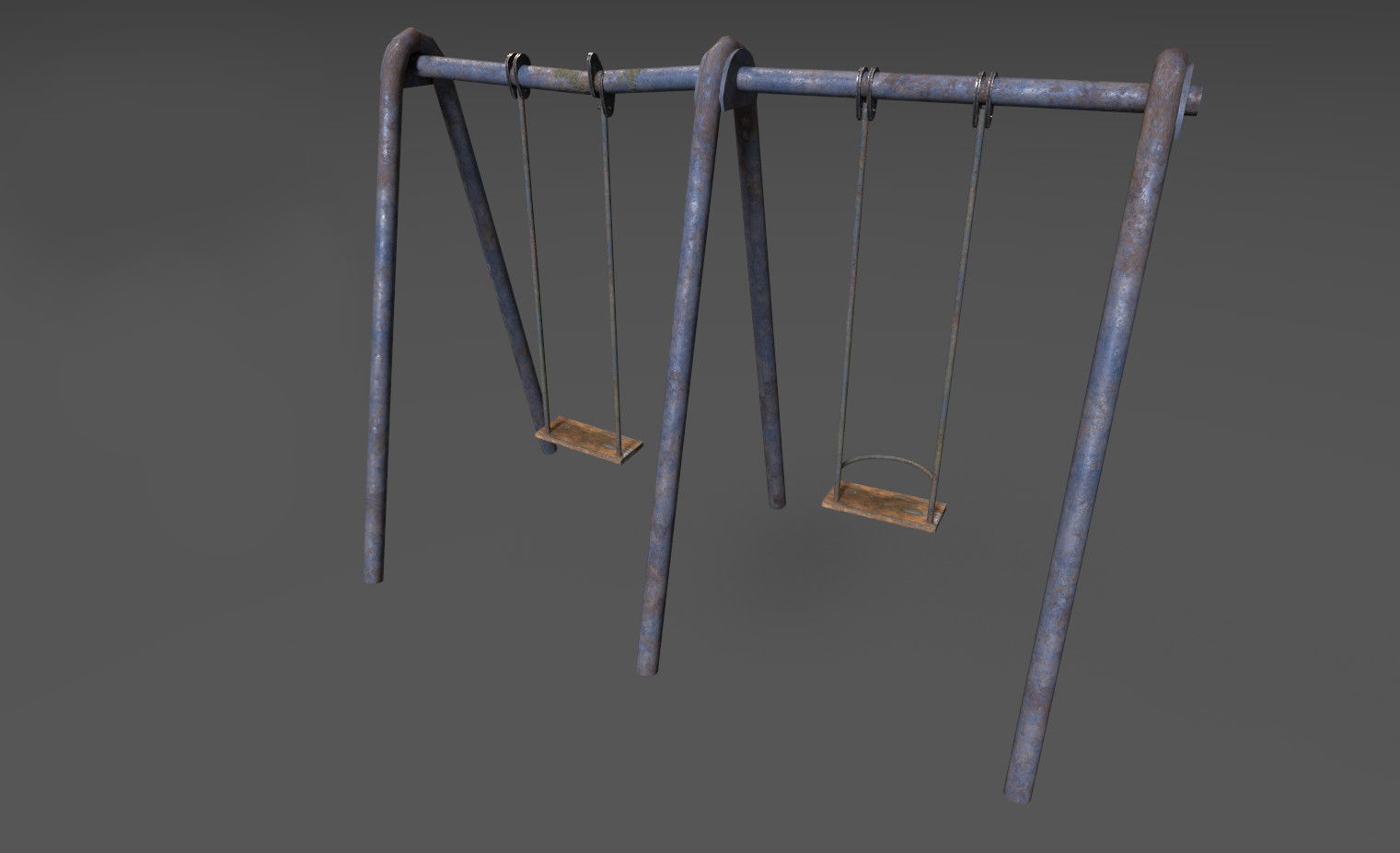 Soviet Oldschool Swing Low-poly 3D model_1