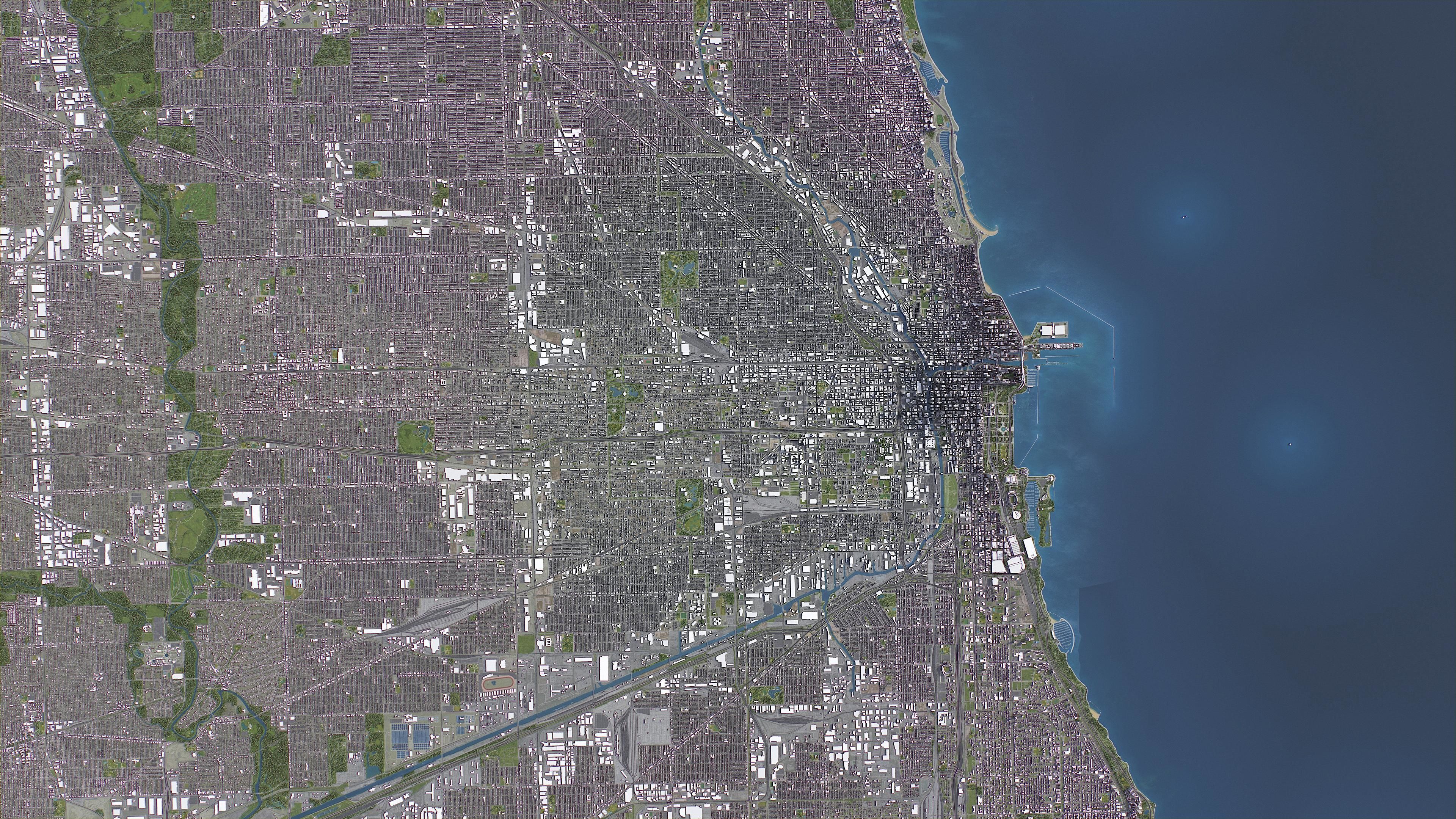 Chicago Low-poly 3D model_20