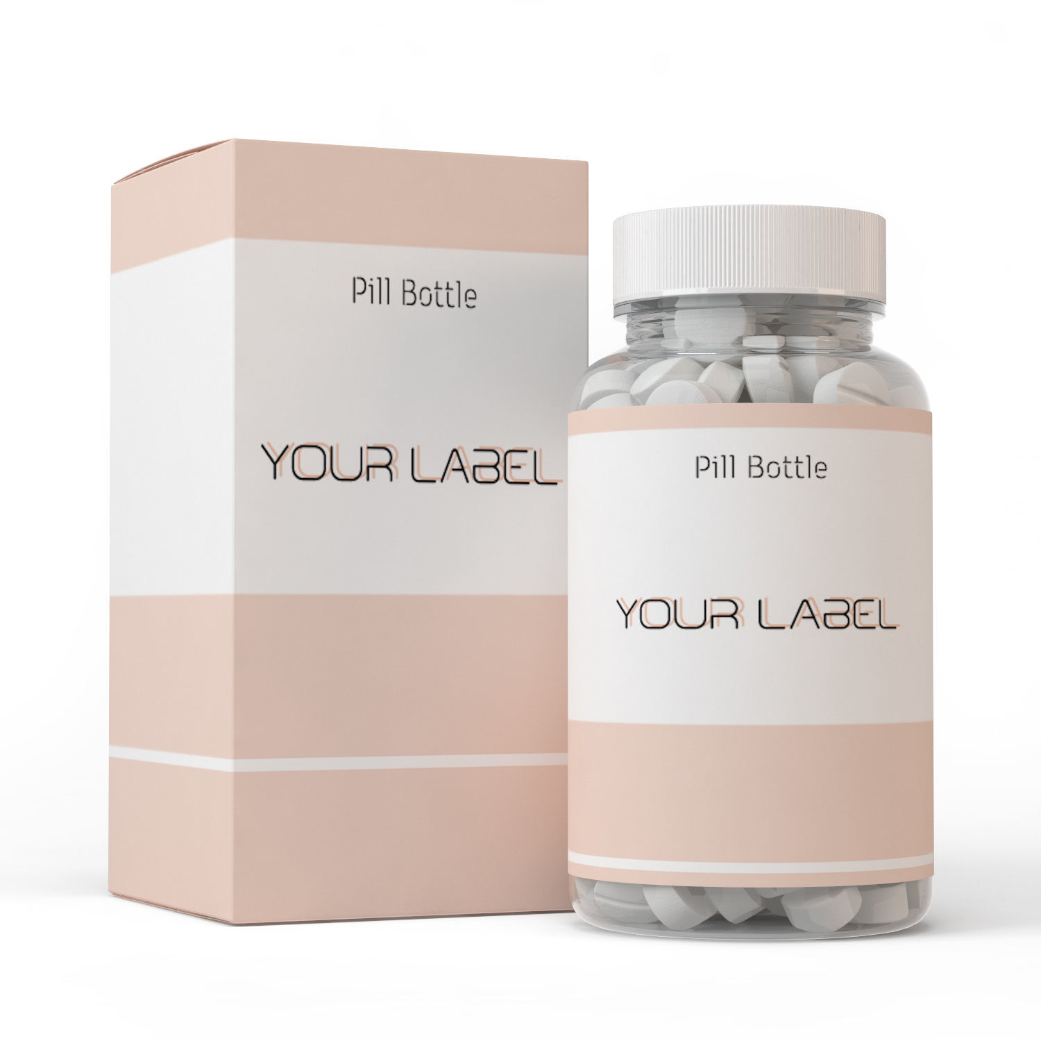 Pills Bottle 3D model_1