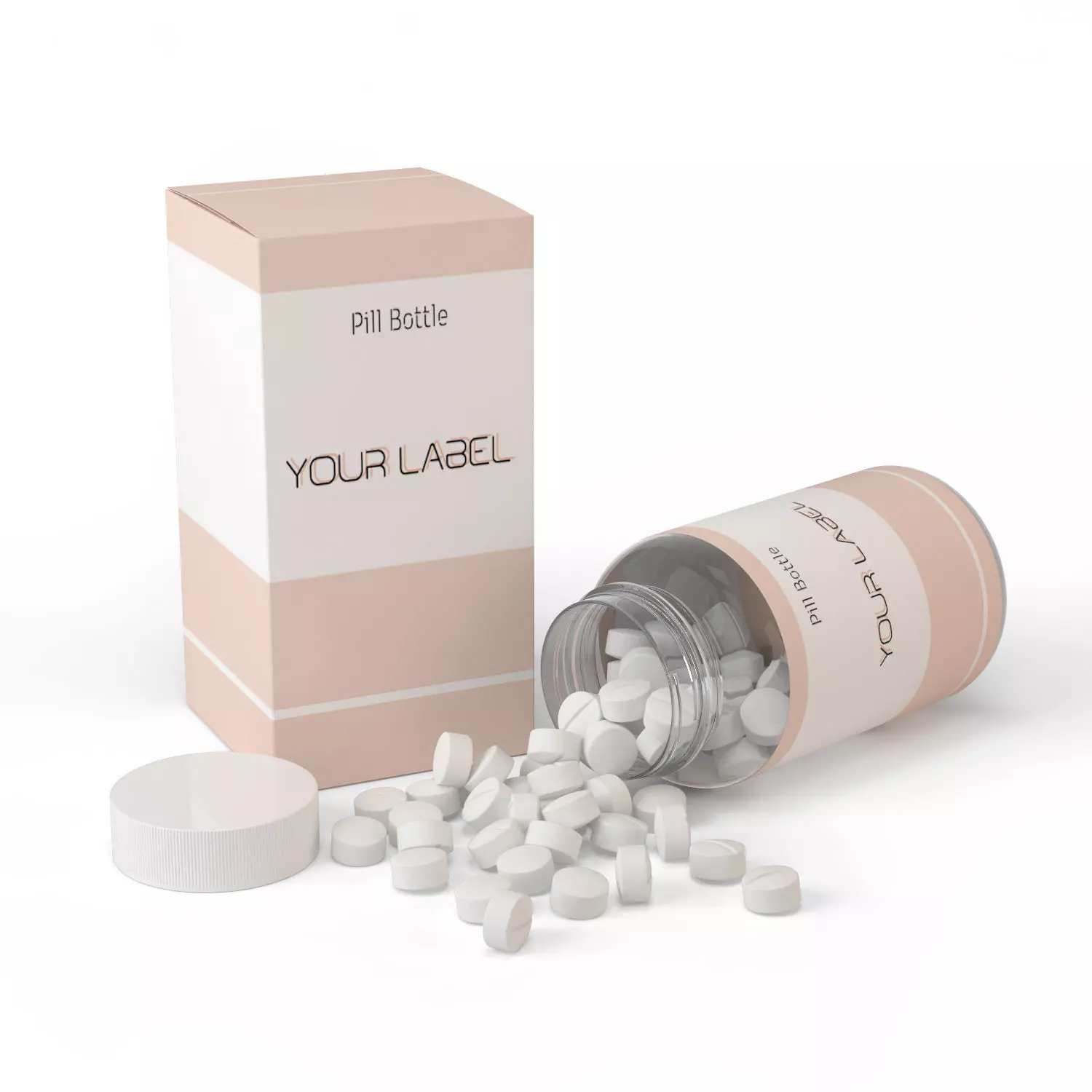 Pills Bottle 3D model_0