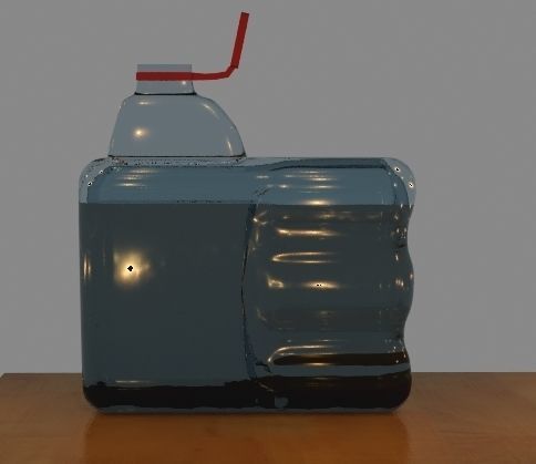 oil bottle 3D model_4