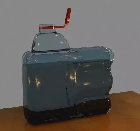 oil bottle 3D model_0