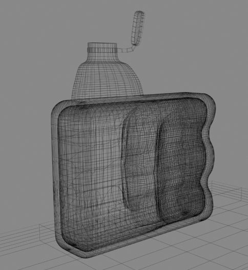oil bottle 3D model_7
