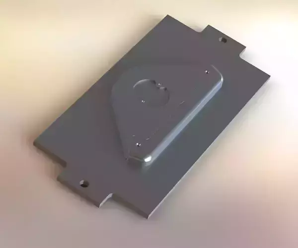 Match plate pattern 02 Free 3D model