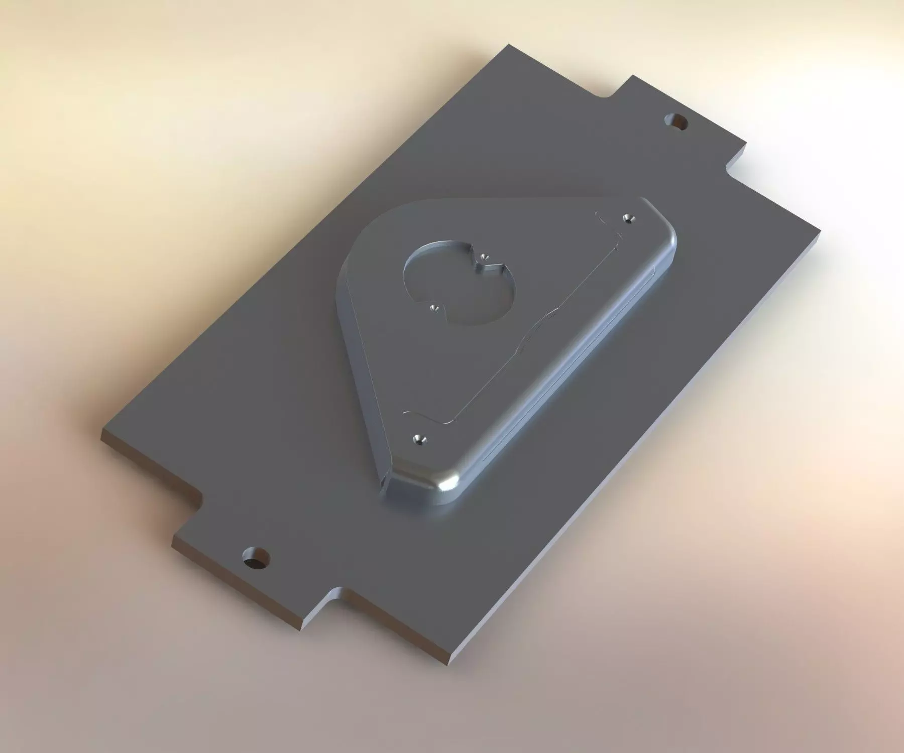 Match plate pattern 02 Free 3D model