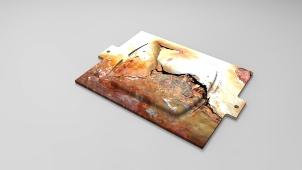 Match plate pattern 01 Free 3D model_1