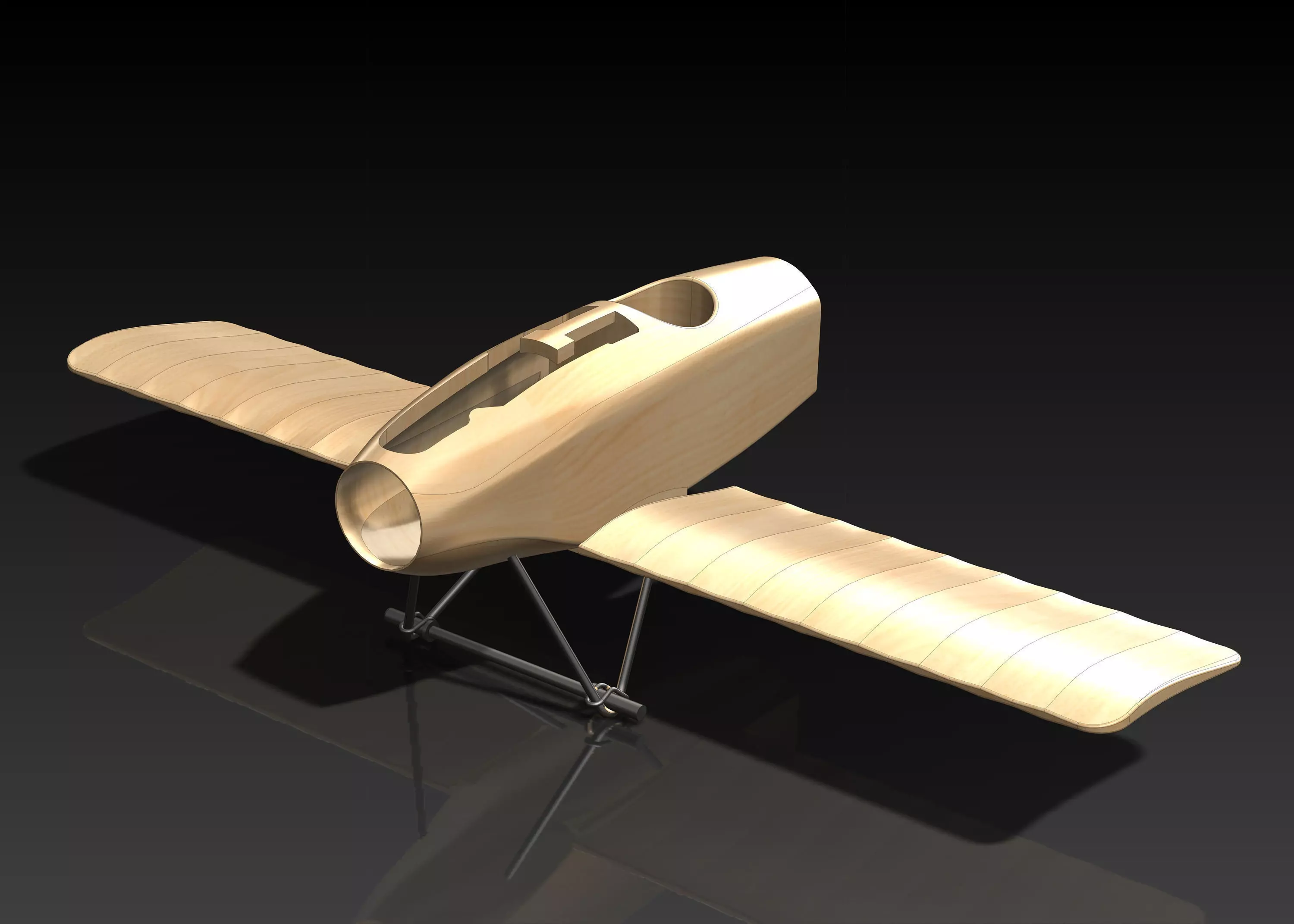 Albatros D2 07 part Free 3D model_0