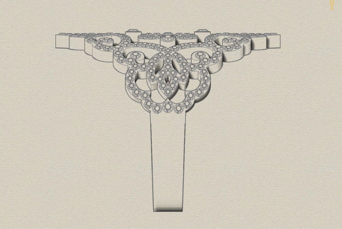 MESS EDEN RING 3D print model_3