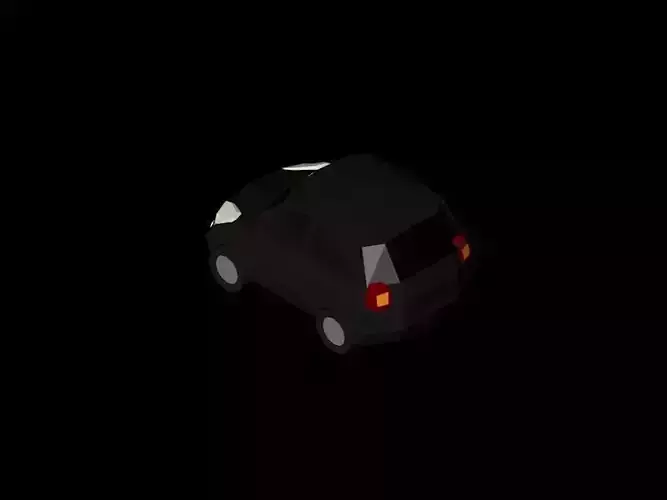Low Poly Car Free low-poly 3D model