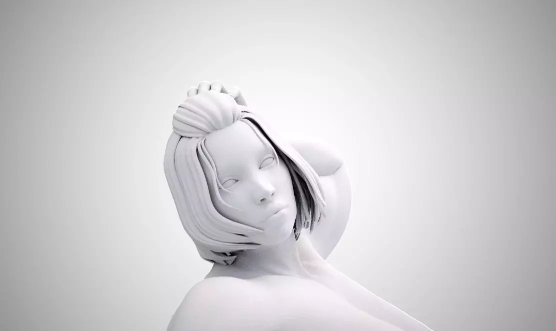 Forest Lady Rising 3D print model_0