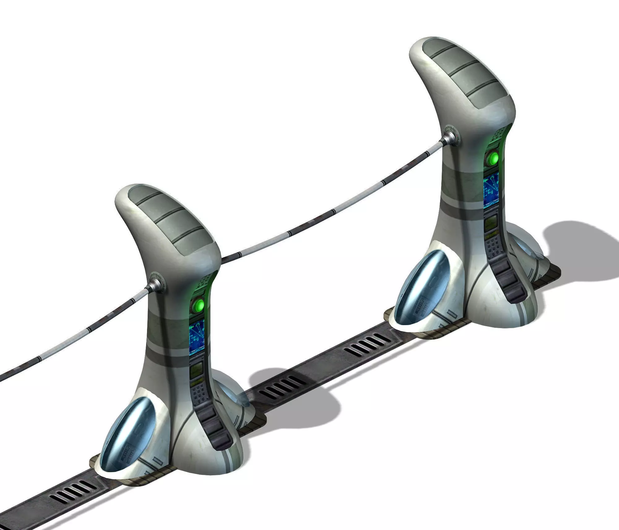 Star Alliance - Roadside Tower 3D model_0