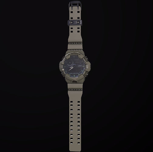 G-SHOCK GA-700UC Low-poly 3D model