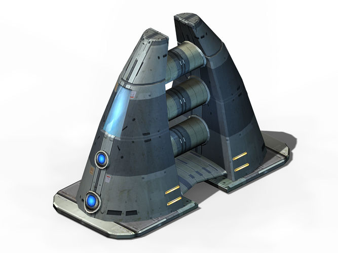 Star Alliance - Pavement Small Object 01 3D model