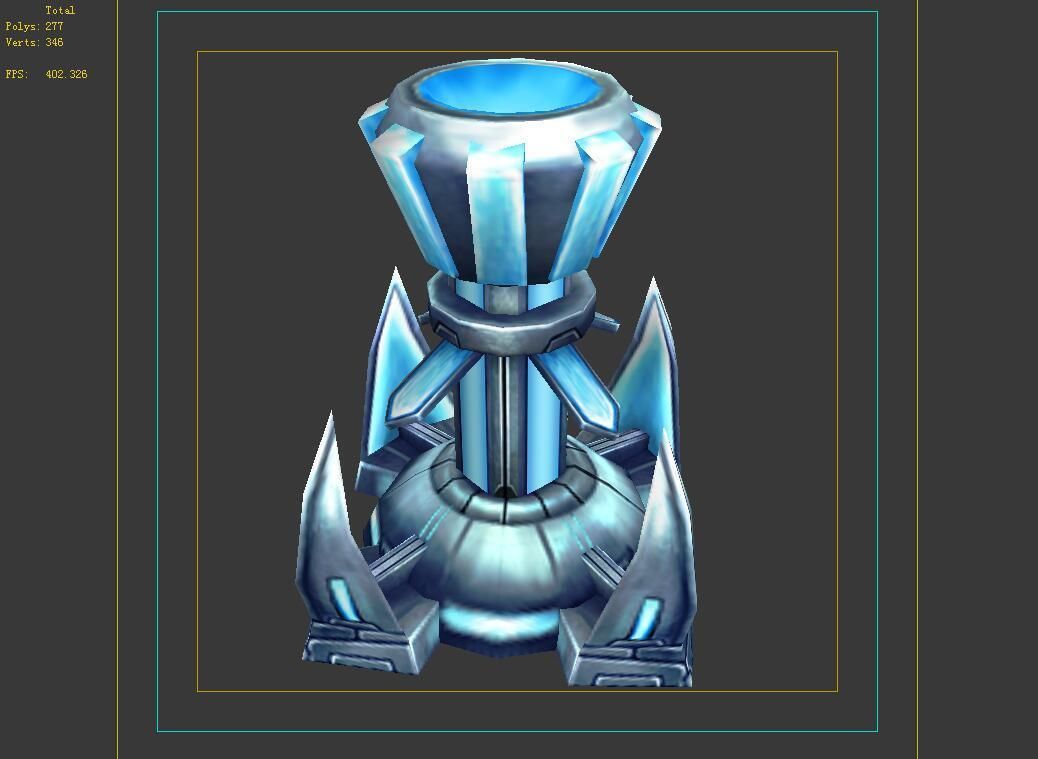 Rotating Fortress - Shock Type 02 3D model_2