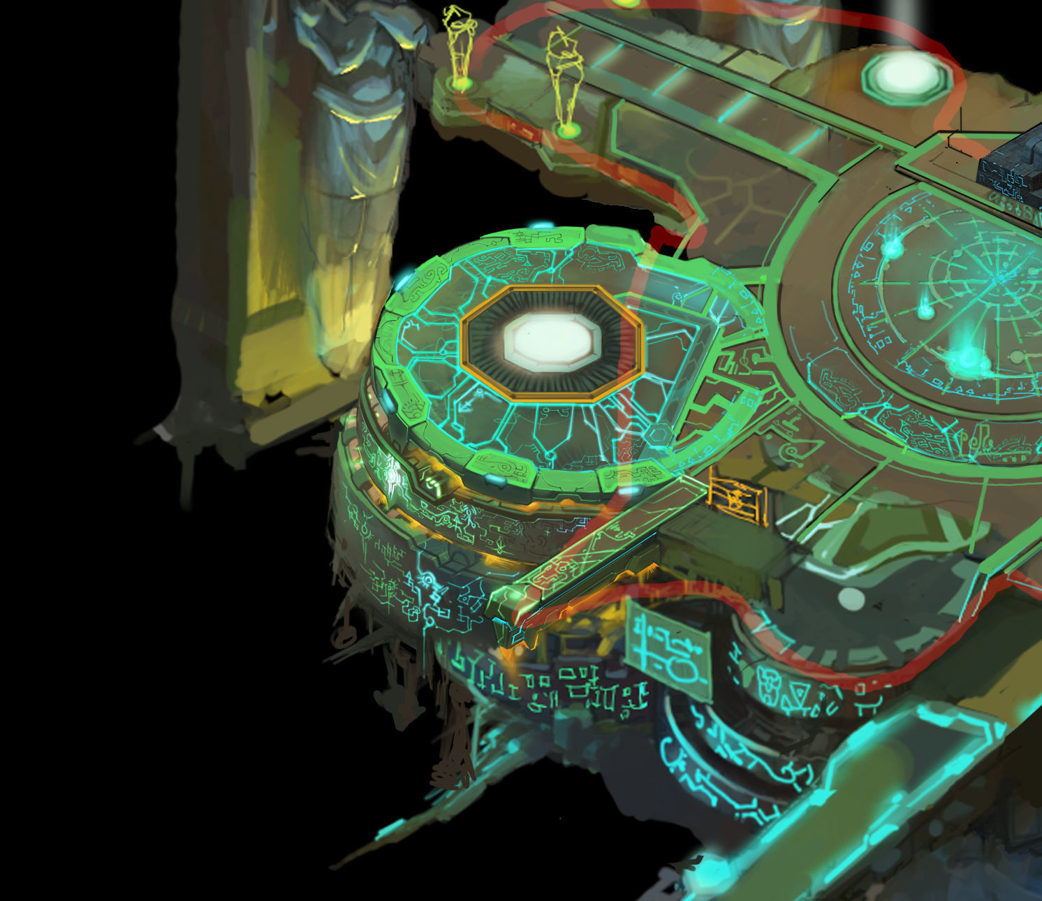 Relics - Wall Rounded Surface 02 3D model_5