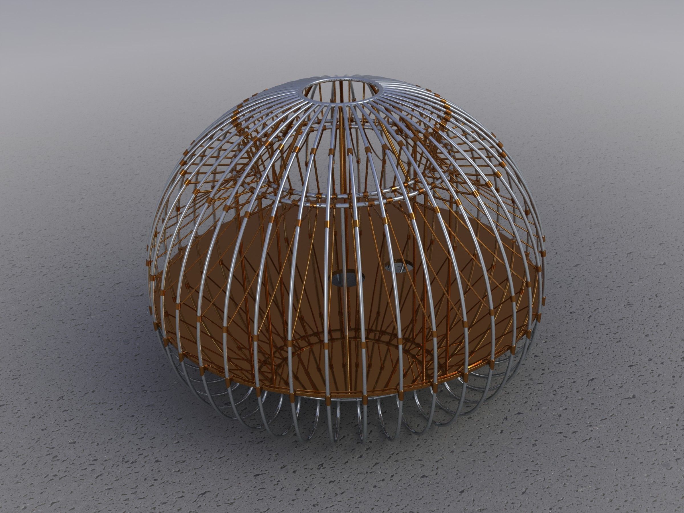 Tesla tower dome Free 3D model_1