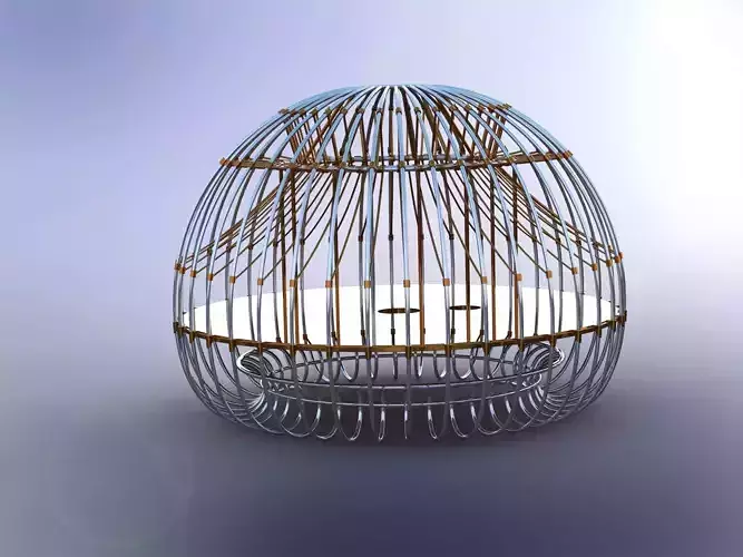 Tesla tower dome Free 3D model