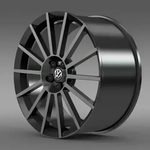 VW Polo R WRC Street rim 3D model