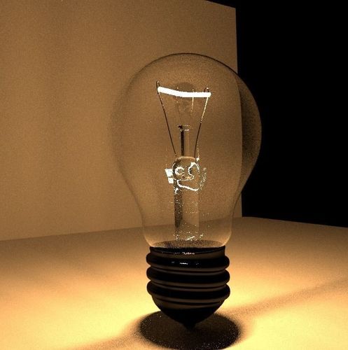 light bulb 3D model