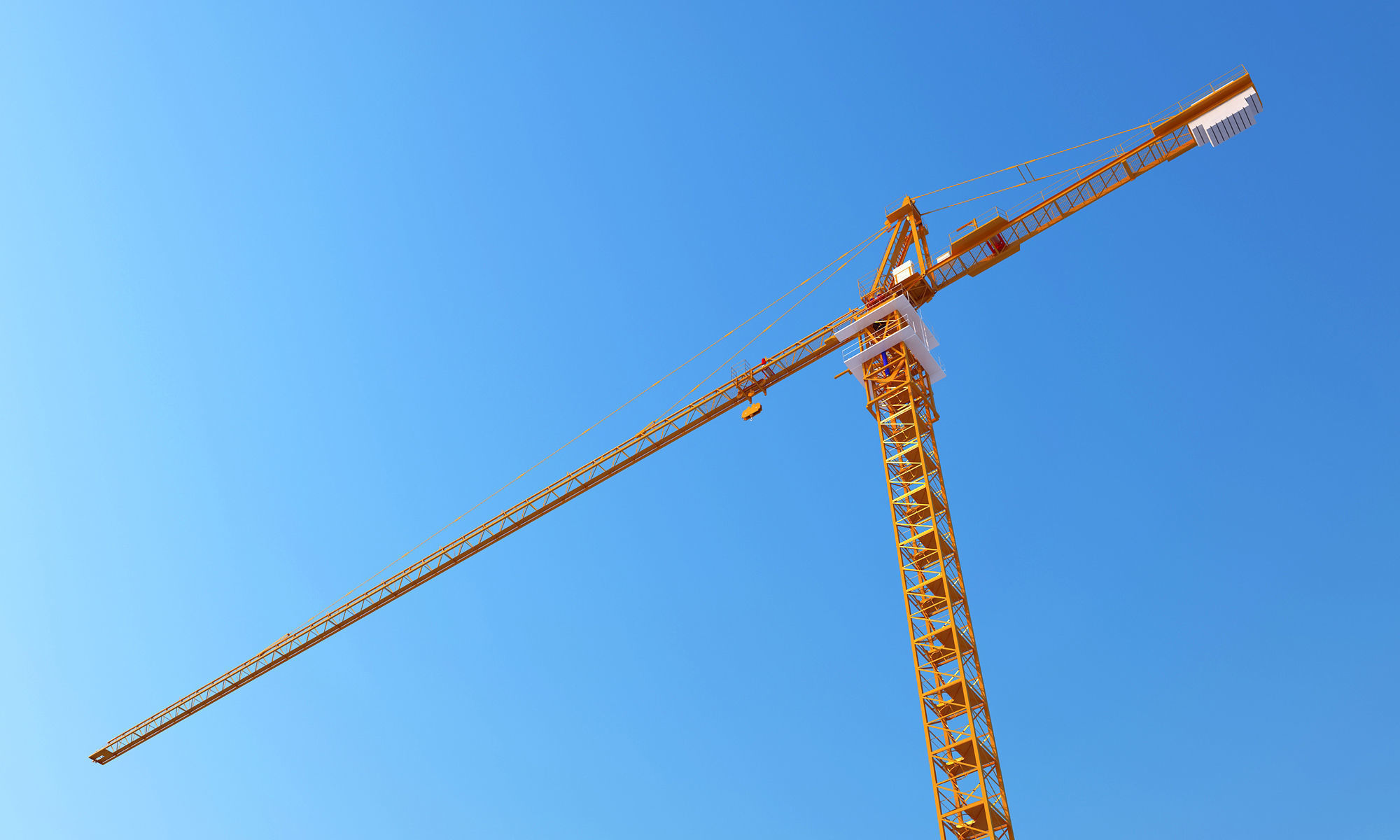 Yellow KH-310 Crane 3D model_7