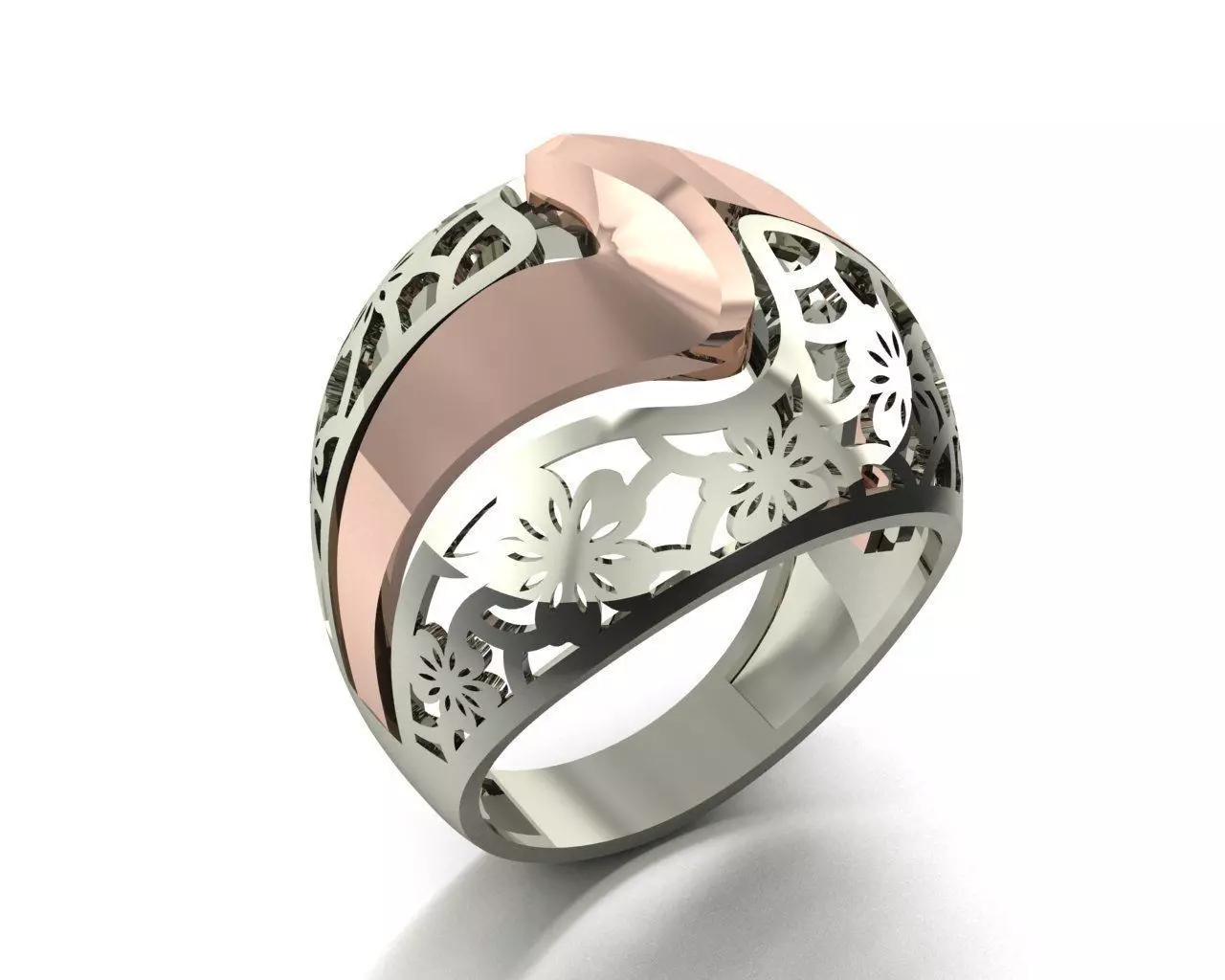 engagement ring 1 3D print model_0