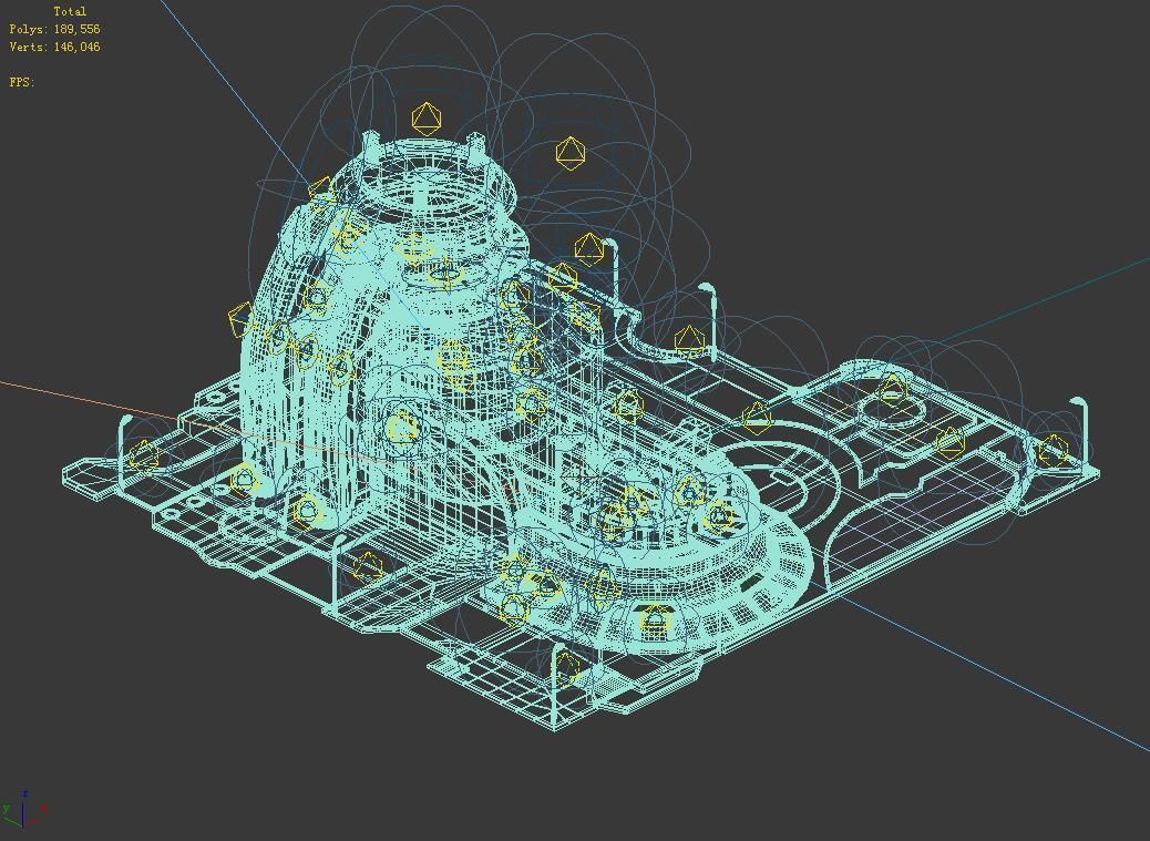 Different dimension - city state hospital 03 3D model_3