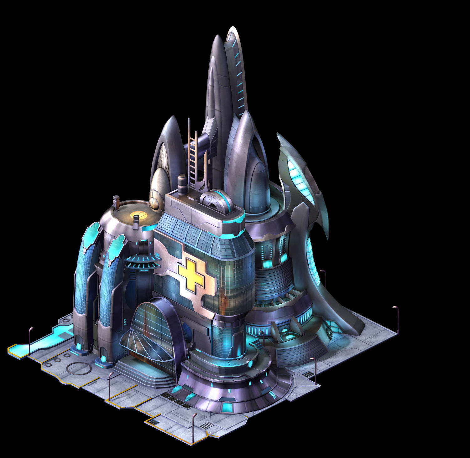 Different dimension - Chengbang Hospital 05 3D model_1