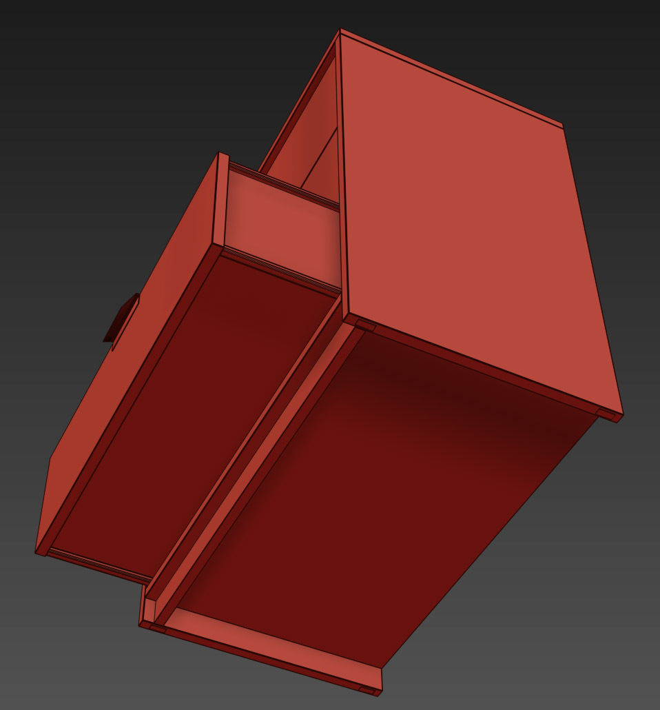 ASKVOLL 3-drawer chest 3D model_7