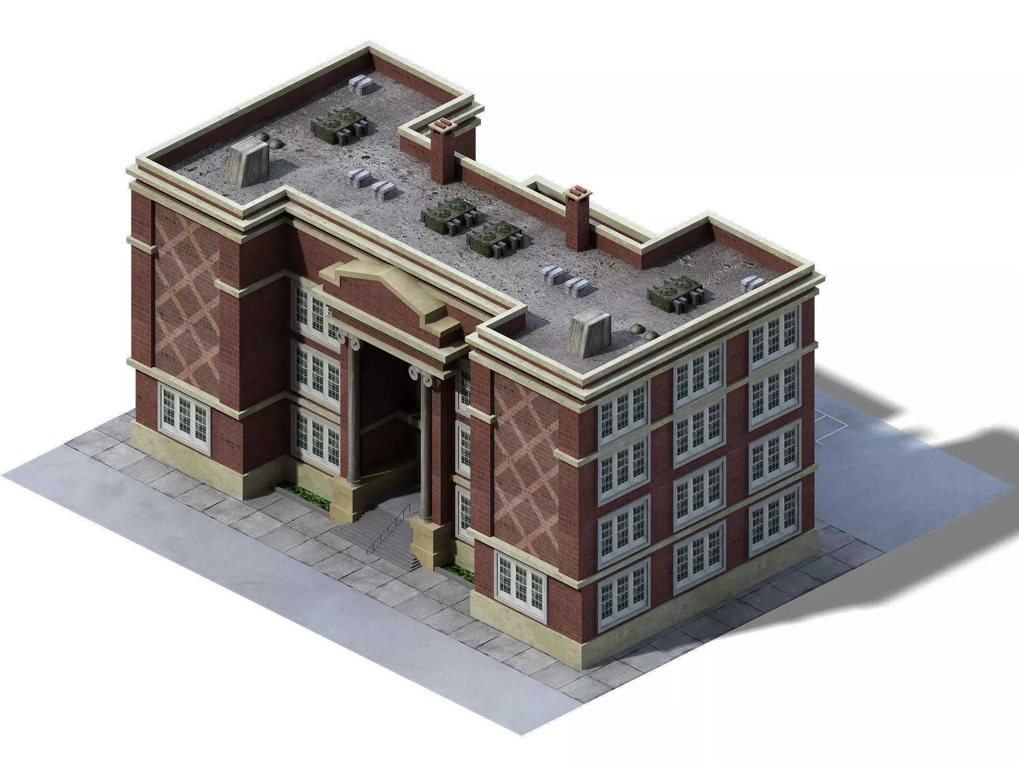 Heterogeneous - Building 03 3D model_0