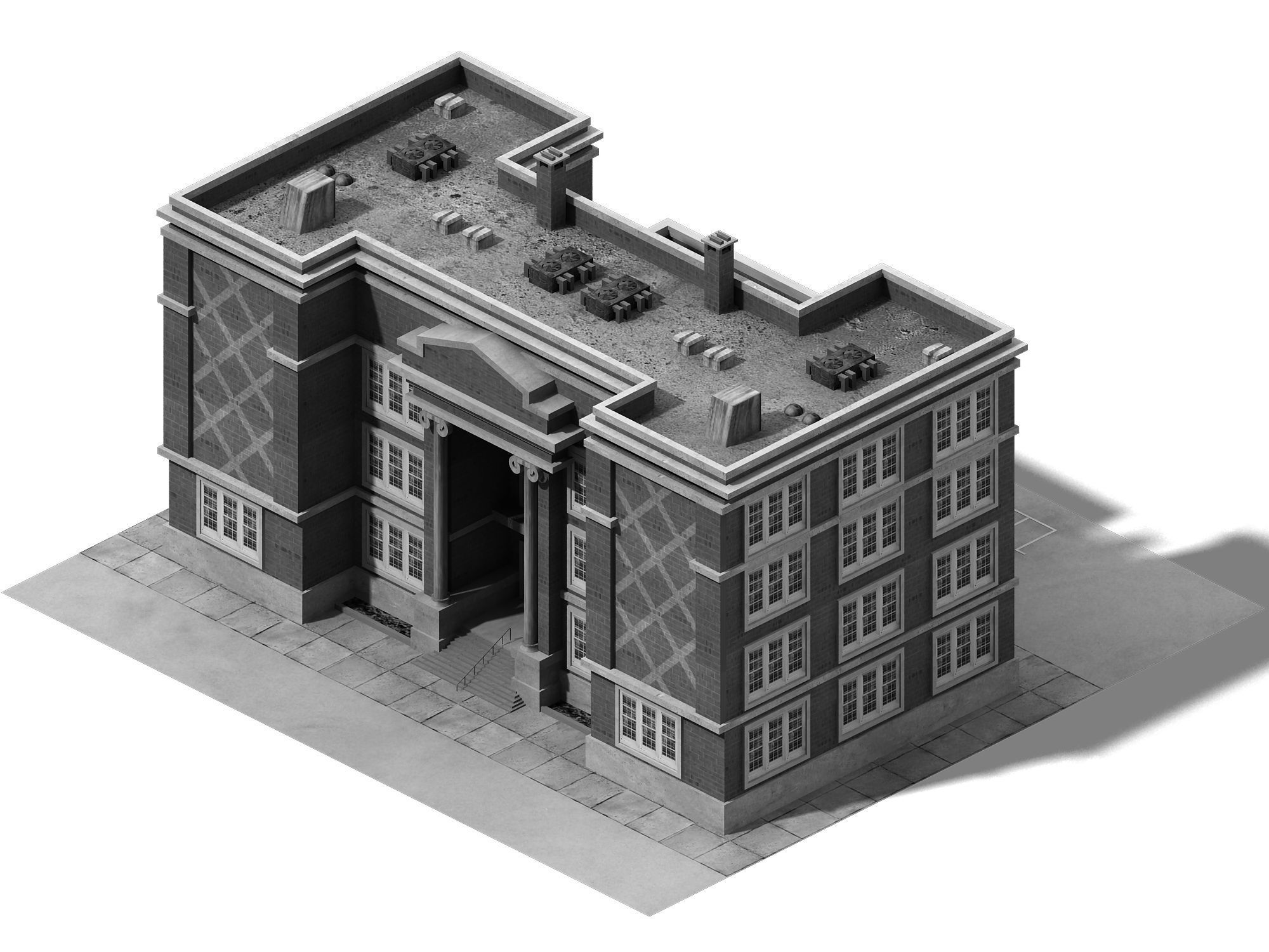 Heterogeneous - Building 03 3D model_8