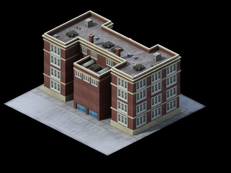 Heterogeneous - Building 03 3D model_3