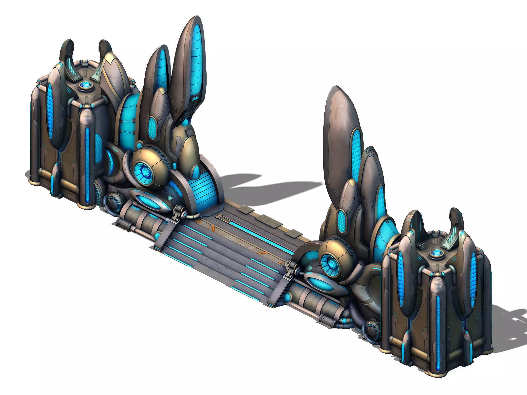 Different dimension - building -3 city gate 3D model_0