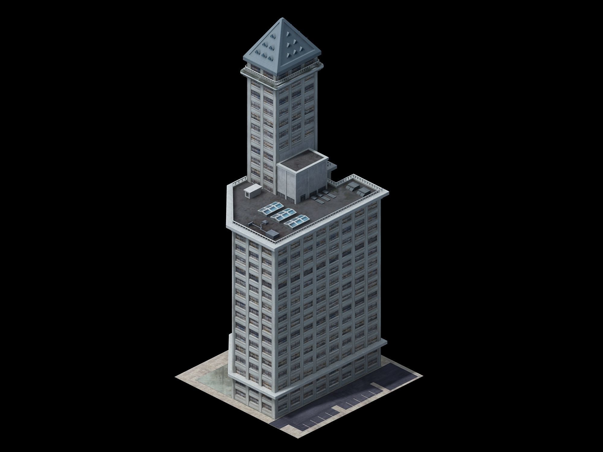 Heterogeneous - Building 08 3D model_1