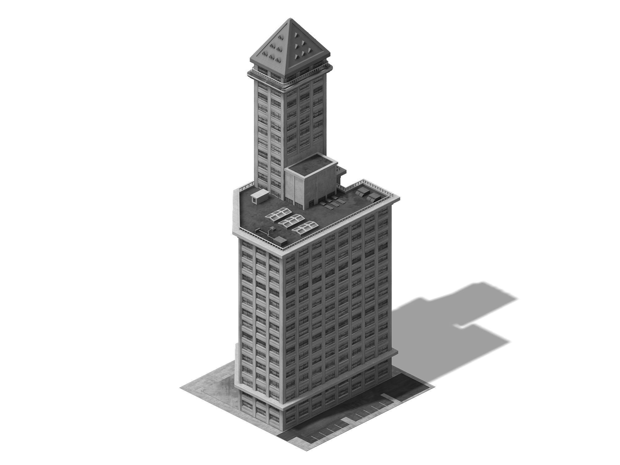 Heterogeneous - Building 08 3D model_7