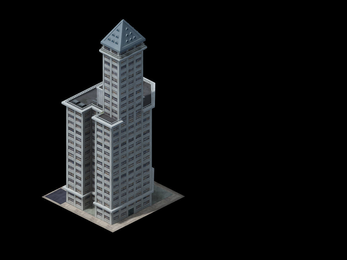 Heterogeneous - Building 08 3D model_2