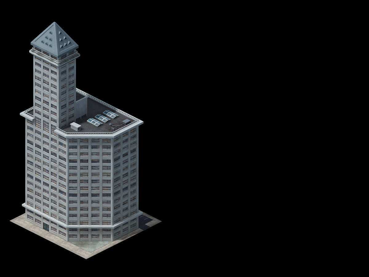 Heterogeneous - Building 08 3D model_4