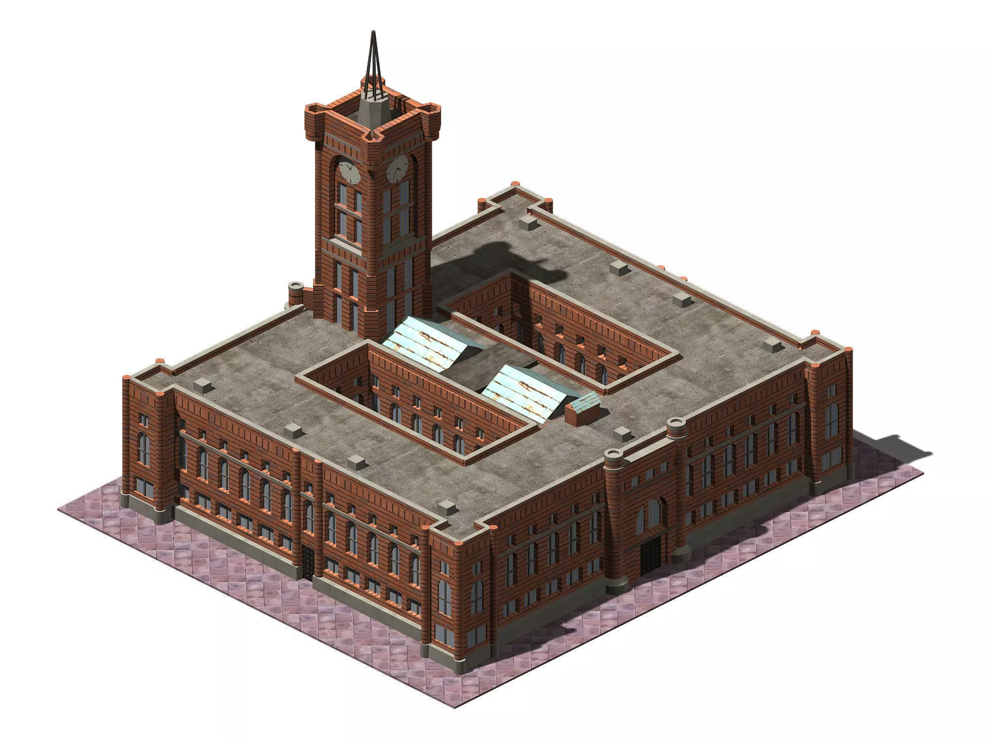 Different dimension - architecture 09 3D model