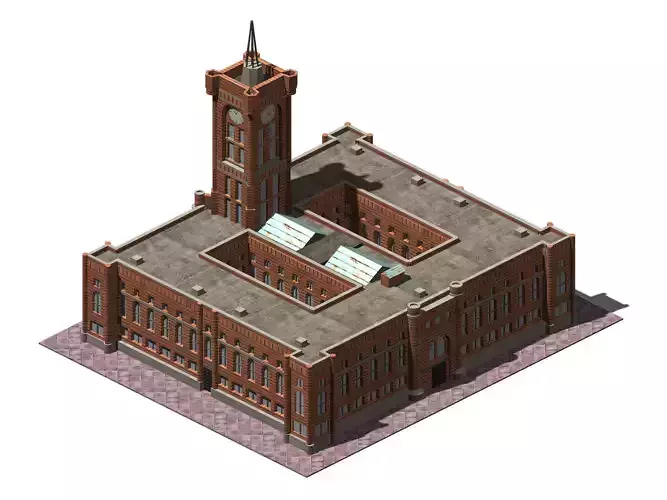 Different dimension - architecture 09 3D model