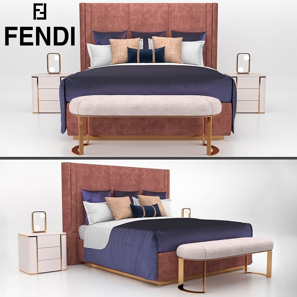 Fendi Adone set 3D model_1