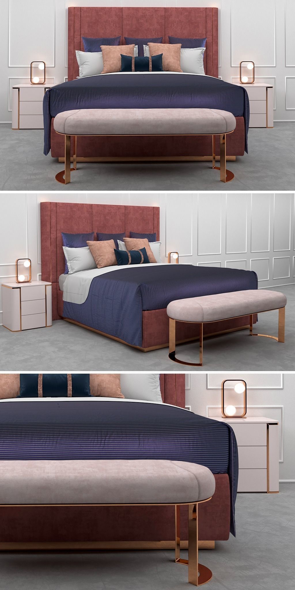 Fendi Adone set 3D model_2